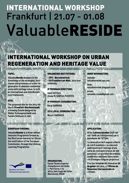 Valuable Reside - International Workshop 2015