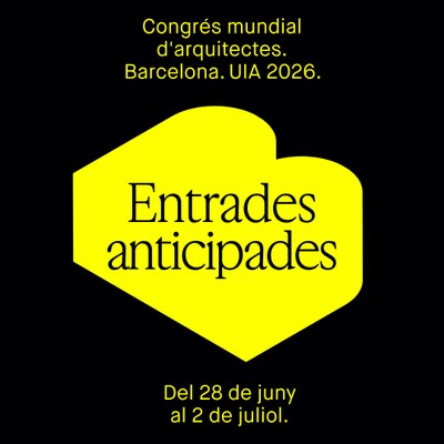 Congrés mundial d'arquitectes UIA Barcelona 2026