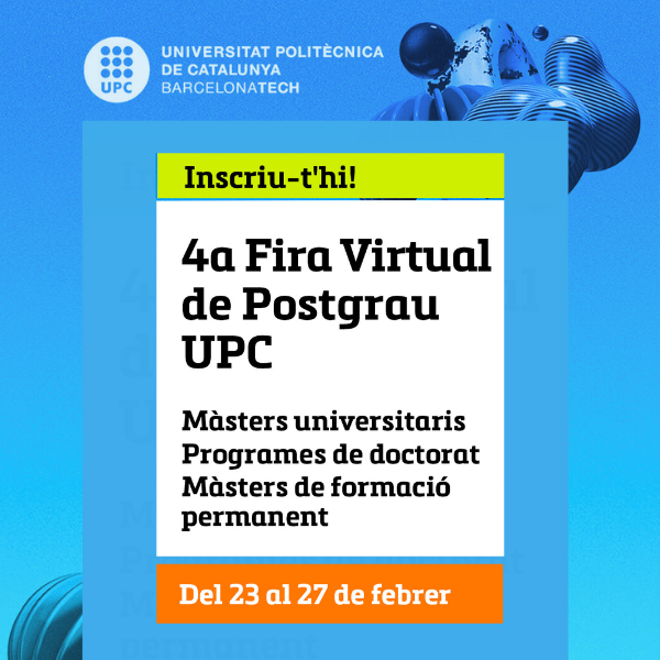 Fira virtual de Postgrau UPC 2026