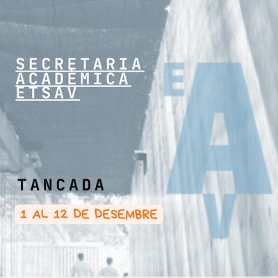 Secretaria Acadèmica de l'ETSAV