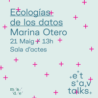 'Ecologia de les dades' amb Marina Otero