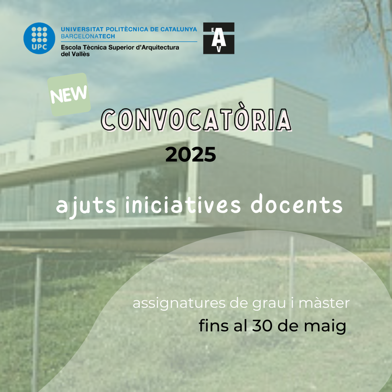 Ajuts iniciatives docents a l'escola