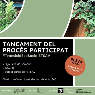 Transició Ecosocial ETSAV