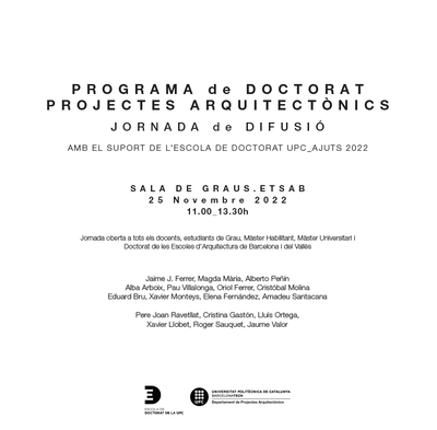 Jornada de Doctorat