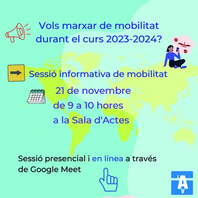 Sessió informativa de mobilitat