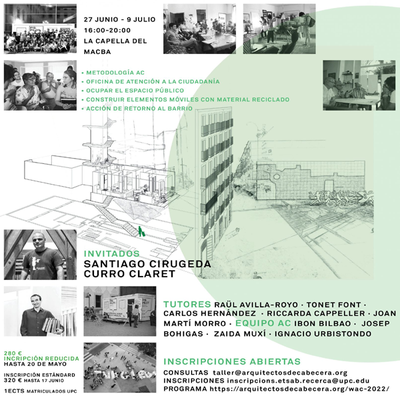 WORKSHOP ARQUITECTXS DE CABECERA 2022