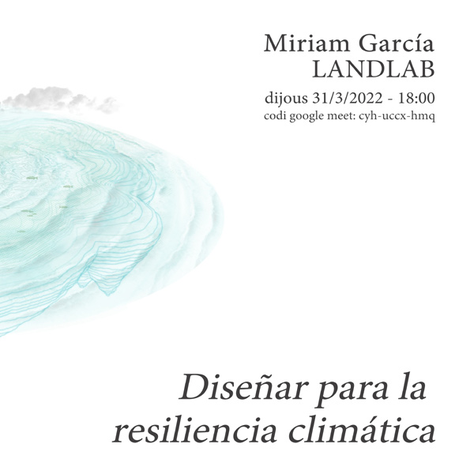 Conferència "Diseñar para la resiliencia climàtica"