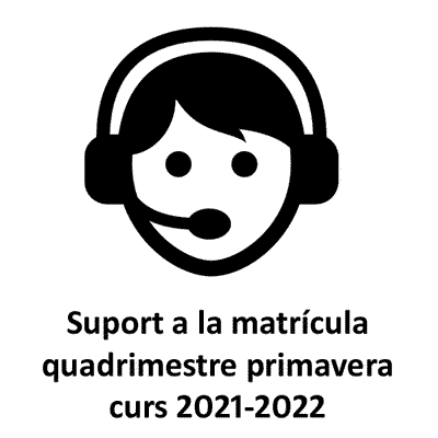 Suport a la matrícula