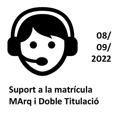 Suport matrícula