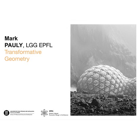 MPDA Open Lecture: Mark Pauly