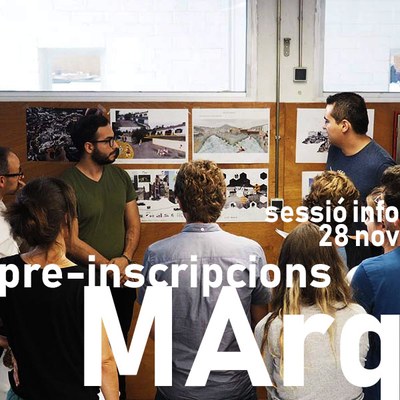 Pre-inscripció i sessió informativa MArq