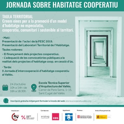 Jornada sobre habitatge cooperatiu