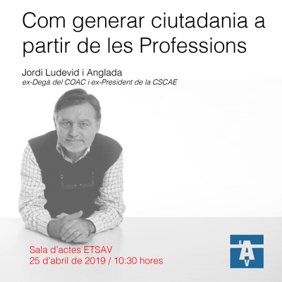 Conferència Jordi Ludevid, arquitecte