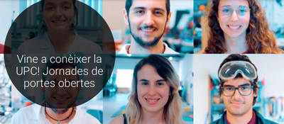 Jornades de portes obertes - Vine a la UPC!
