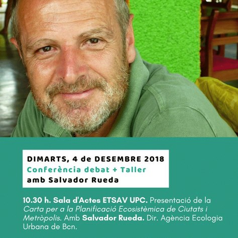 Conferència debat + taller amb Salvador Rueda