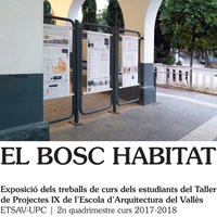 'El bosc habitat', mostra dels treballs d'alumnes de l'ETSAV a La Floresta