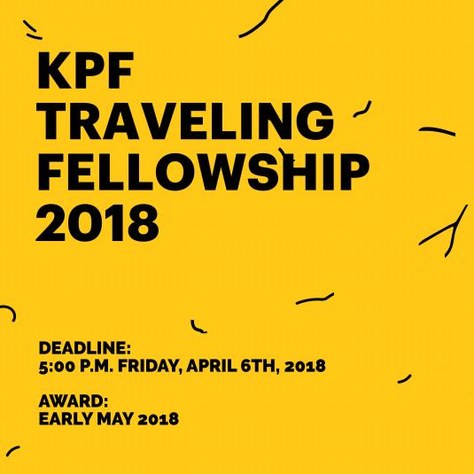 KPF Traveling Fellowship 2018