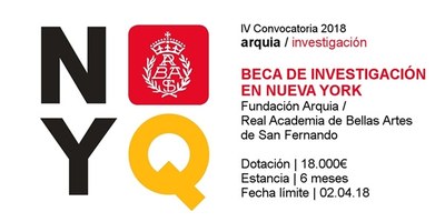 IV Convocatoria d'una Beca d'Investigació a Nova York