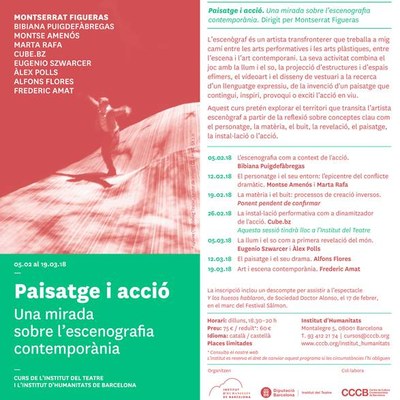 Curs 'Paisatge i acció. Una mirada sobre l’escenografia contemporània'