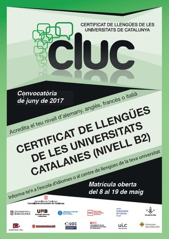Examen CLUC a la UPC: B2 d'anglès, alemany, francès i italià