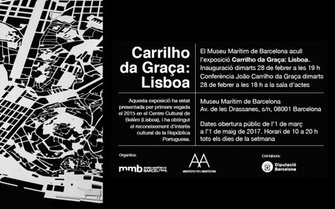 Conferència i exposició: 'Carrilho da Graça: Lisboa'
