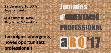 ARQ'17 Jornada d'orientació professional