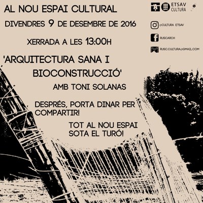 Xerrada "Arquitectura sana i bioconstrucció"