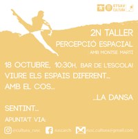 Segon taller del Cicle de Percepció Espacial