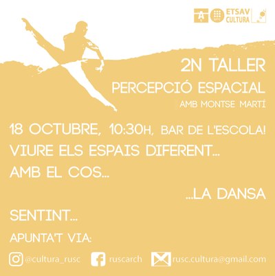 Segon taller del Cicle de Percepció Espacial