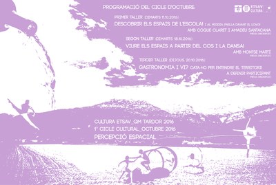 Agenda cultural - cicle de percepció espacial