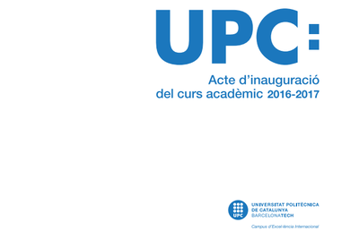 Inauguració del curs 2016/17