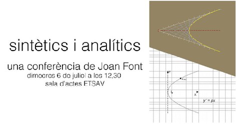 "Sintètics i analítics", lliçó de comiat de Joan Font