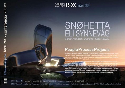 Conferència "People Process Projects" Snøhetta