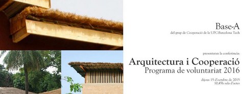 Conferència Arquitectura i Cooperació 