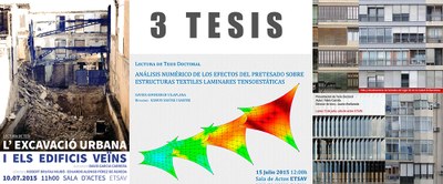 3 lectures de Tesis doctorals