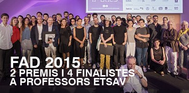 2 obres de professors ETSAV, premis FAD 2015