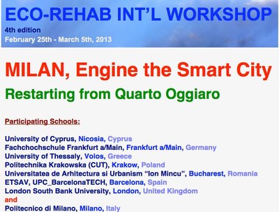 4th International Workshop EcoRehab