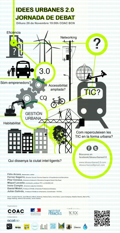 26/11 Taula rodona: jornada de debat. Idees Urbanes 2.0.