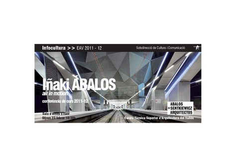 23/02: Lliçó inaugural a càrrec de l'arquitecte Iñaki Abalos