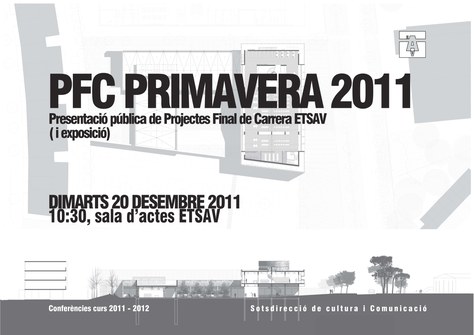 Exposició Projectes Final de Carrera Etsav