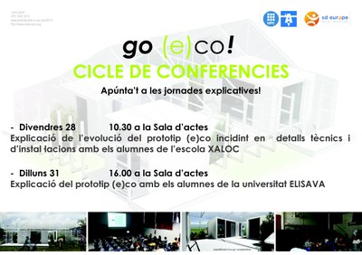 Go (e) co ! cicle de conferències